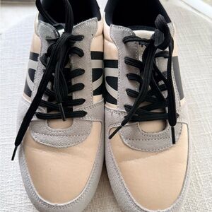 Tretorn Beige and Black Women's Sneakers